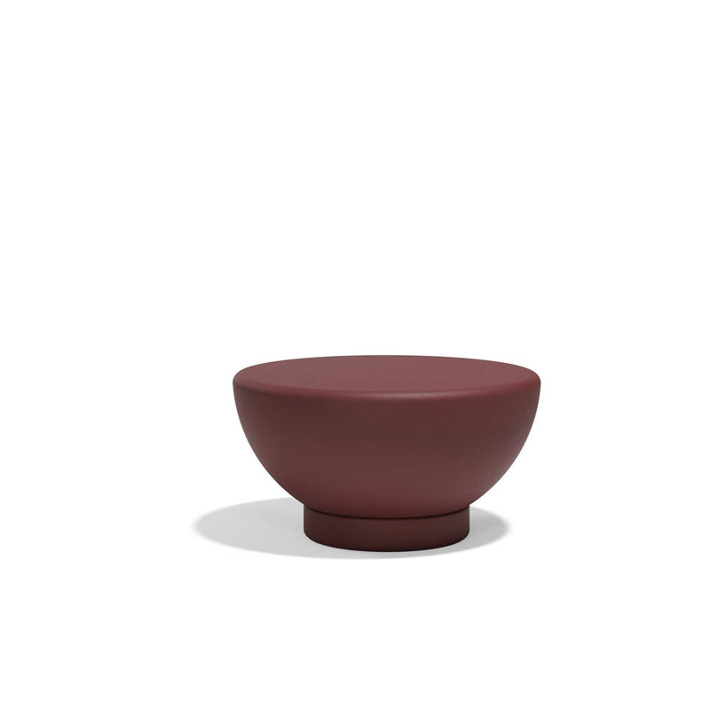 Table Luna 23,5 po, H 13 po x l 23,5 po x P 23,5 po, Grenat