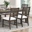 Table de salle à manger Classic 7PCS avec rallonge et 6 chaises-209937703