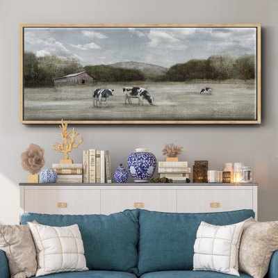 Country Satisfaction- Framed Canvas