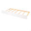Lit de jour double en bois avec lit gigogne simple