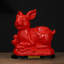 Sculpture de lapin en céramique fabriquée à la main - une belle touche pour votre intérieur