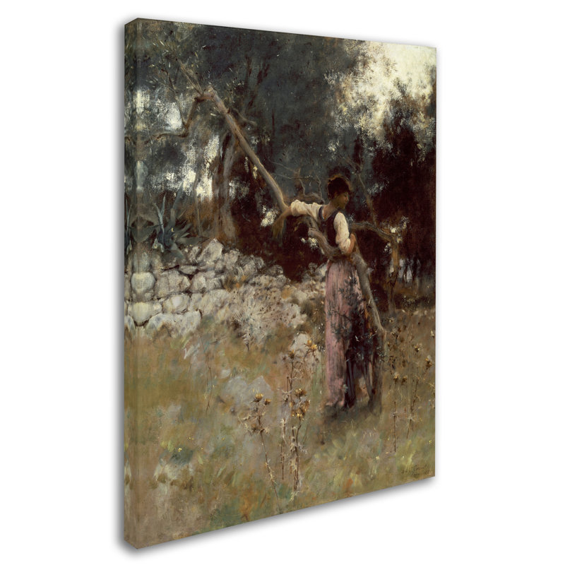 « a capriote » par impression sur toile tendue John Singer Sargent, H 19 po x l 14 po