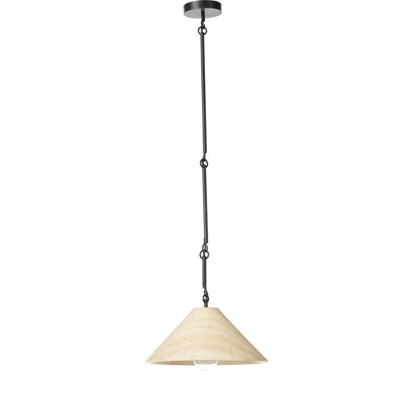 Luminaire suspendu conique à 1 lumière Becht
