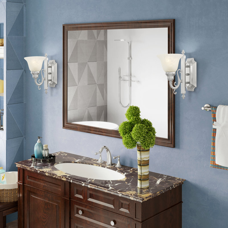 Christiansburg Steel Armed Sconce, Brushed Nickel