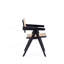 Fauteuil noir et naturel-223888504