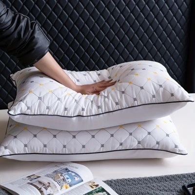 2 Pieces Of Hotel-Style Pillows And Skin-Friendly Suitable For Bedroom And Living Room