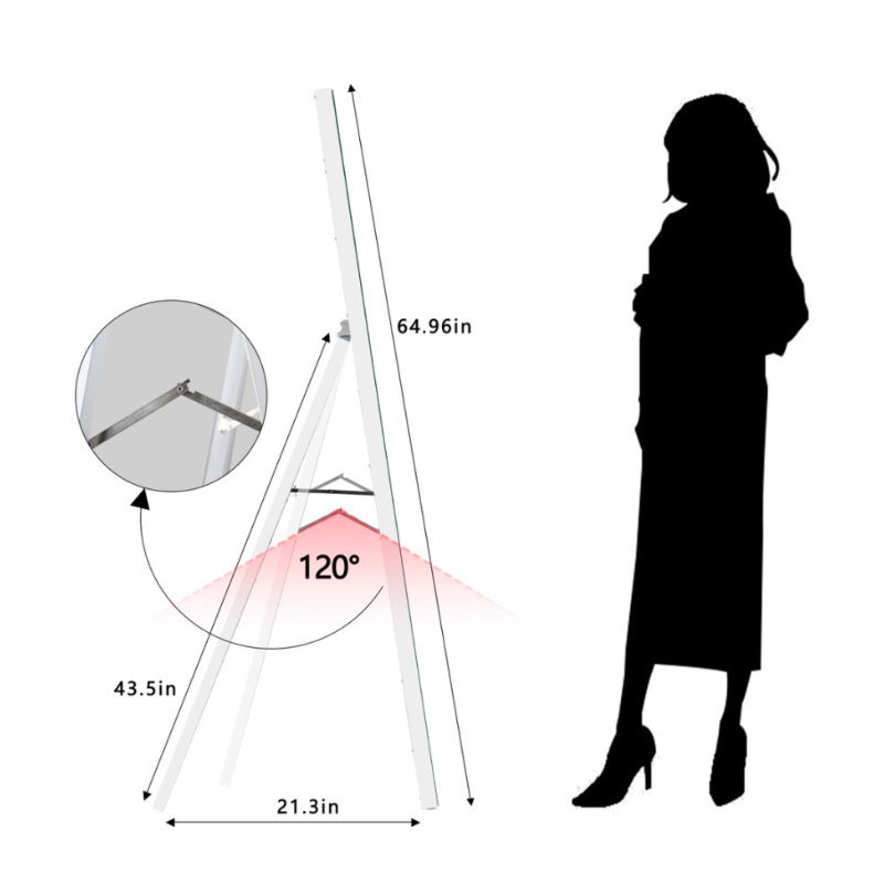 Modern LED Floor Mirror