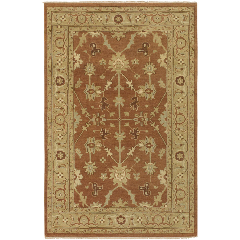 Bayles Wool Oriental Indoor Rug, Rectangle 3'9" x 5'9"