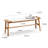 Solid Wood Bench For Bedroom, Bathroom, Dining Room - White, Made Of Natural Oak With A Stylish Seat Bedroom In White Supportive And Comfortable Cane