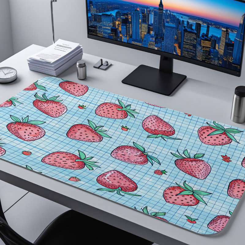 Polyester Desk Pad, 14.4x12.1