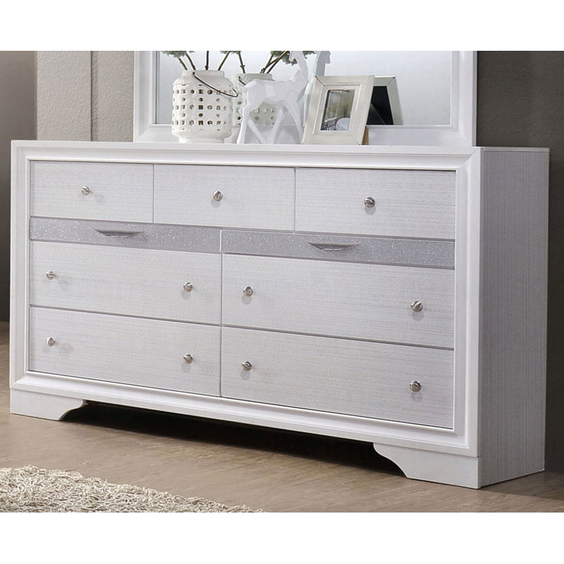 Commode contemporaine 1Pc, Blanc