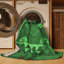 Tapis contemporains vert émeraude lavable à la machine 2528-559652104
