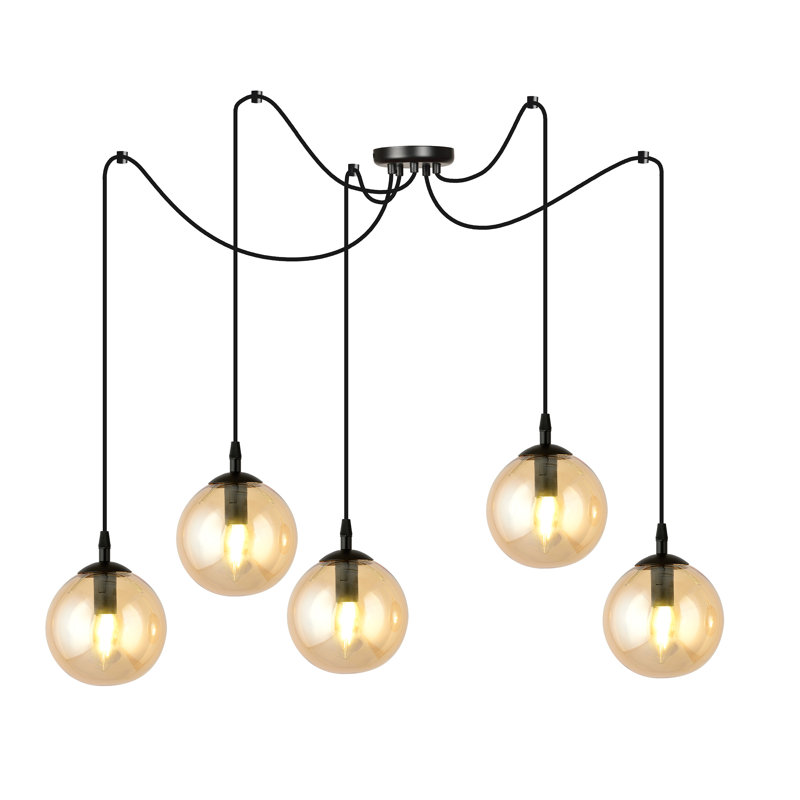 Garnes 5 - Light Sphere Pendant, Gold