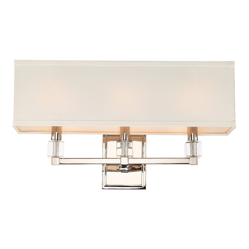 Plafonnier encastré 3 lumières Dunkelberger, Nickel poli