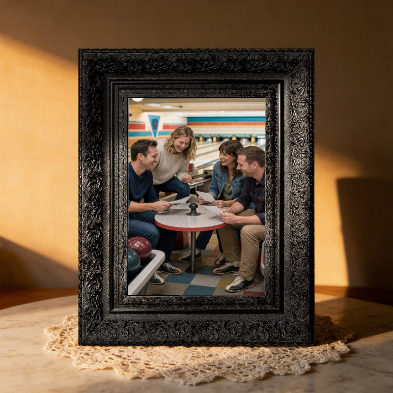 Cadre photo mural noir 1PC pour photos et cadeaux d'anniversaire 5 "x 7", Black, 1, 5" W x 7" H