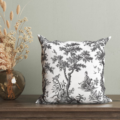 Housse de coussin réversible en toile de phume