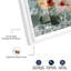 «Floating Hibiscus Shadowbox», art mural côtier par Notoriart, cadre blanc, 24 x 30-129532778-129532780