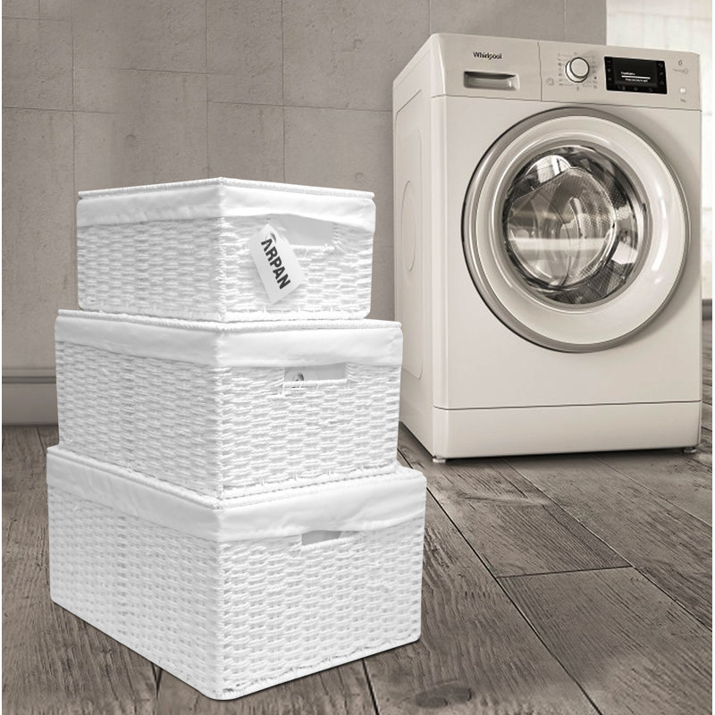 Wicker Laundry Set