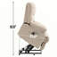 Fauteuil inclinable électrique Chenille avec massage par vibration 8 points et chauffage lombaire-106862019