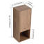 Armoire murale de salle de bain 12 "avec porte et tablette à fermeture en douceur-114813383