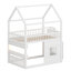 Playful House Bed Frame Equipped with Glow-Feature Shelves-145091277