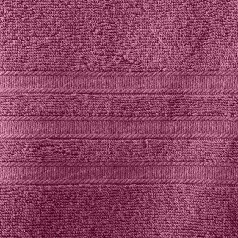 Zero Twist 100% Cotton Bath Sheet Pairs, Raspberry