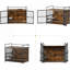 Cage pour chien style cage pour grands chiens d'intérieur très robuste 41 po