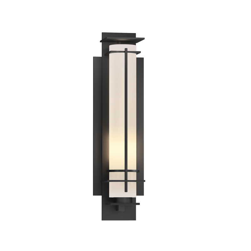 After Hours Outdoor Flush Mount, 26.8" H x 6.5" W x 6.6" D, Black
