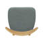 Ensemble de 2 chaises rétro en bois d'hévéa avec dossier ergonomique et coussins moelleux, naturel et gris (même référence: 59297.00LGY)-1769084147-1769084148