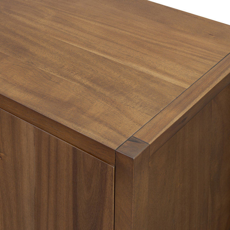 Sullivan Media Console-Saddle Tan, Brown