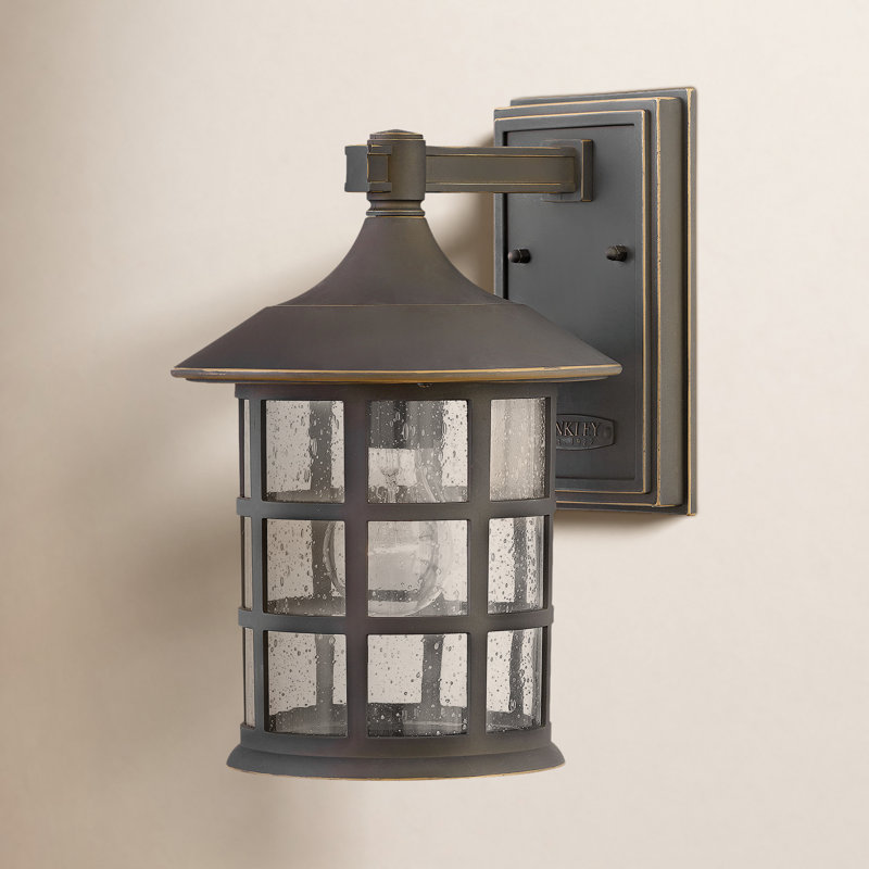 Freeport White 1 - Bulb Outdoor Wall Lantern, 15.25" H x 10" W x 11.24" D, Rubbed Bronze