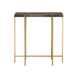 Flying Gold Marble End Table