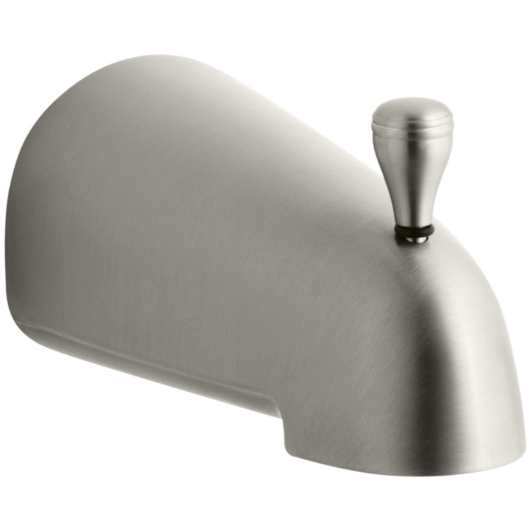 KOHLER Devonshire 4-7/16 in. Diverter Bath Spout with NPT Connection in Vibrant Brushed Nickel