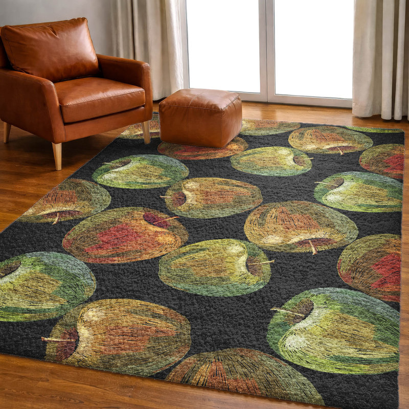 Tapis à poils longs de qualité supérieure lavable à la machine ADS163, 8 pi x 10 pi