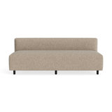 9 Yard Outdoor 72" Armless Patio Sofa
