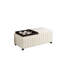 Banc repose-pieds carré 45 po