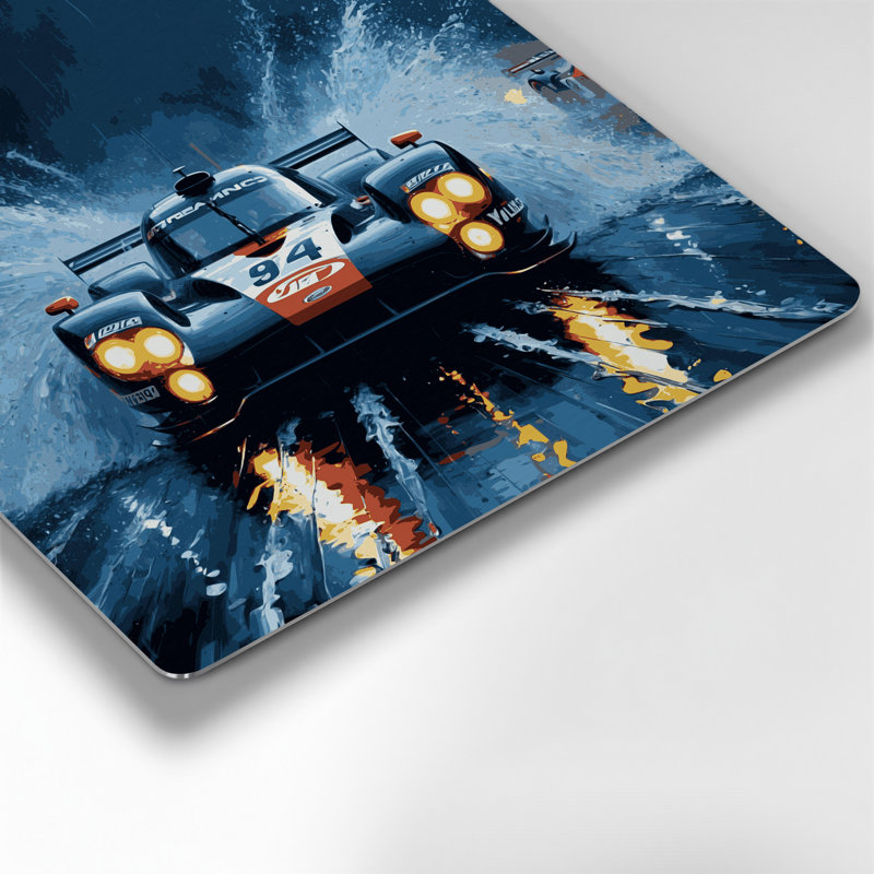 Art mural en métal Sports Endurance Racing, H 384 po x l 384 po x P 0,05 po