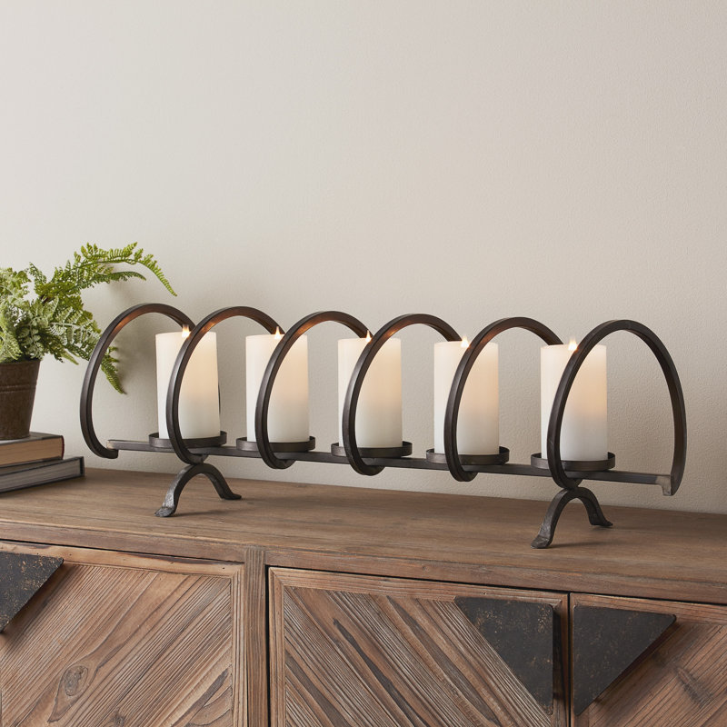 9.75" Iron Tabletop Votive Holder