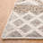 Vermont Hand Woven Wool/Cotton Geometric Rug in Gray/Ivory-1934037949