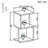 Amaker Geometric Bookcase-1043935240