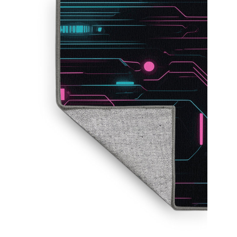 Velocity Glow Rug, Round 3'