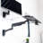 Vivo Pneumatic Heavy Duty Wall Mounted Keyboard Tray
