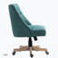 Chaise de bureau moderne avec dossier capitonné-88876325
