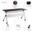 Table de formation pliante Bush Business Furniture Envision 72W avec œillets alimentés-105356721-105356722