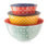 Ceramic 3 Piece Mixing Bowl Set