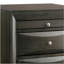 Table de chevet en chêne gris avec 2 tiroirs-868009111