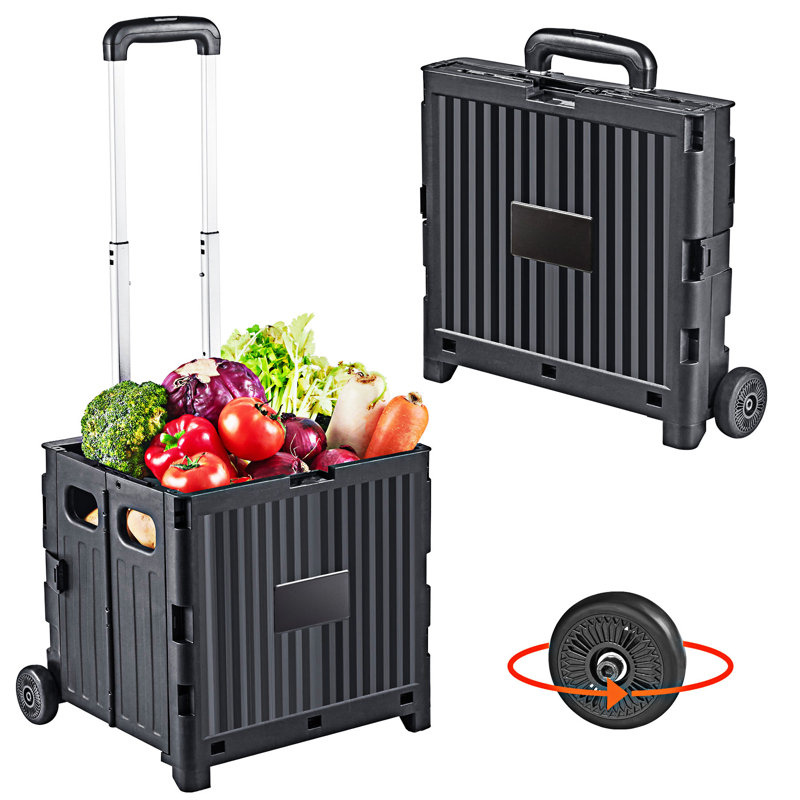 Foldable Utility Cart With Wheels