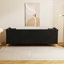 Canapé rembourré 3 places avec accoudoirs et 2 coussins Modern Velvet-129585496