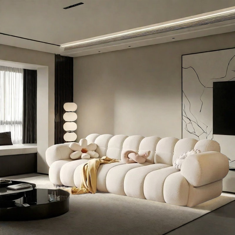 Piano Keys Fabric Sofa