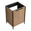 Meuble-lavabo 24 po en contreplaqué, base contemporaine en contreplaqué, objet élégant-1703192117